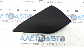Mazda 6 18-21 center console trim, upper right side, black leather, front