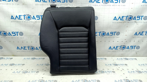 Rear row of seats, upper part, right, Ford Fusion mk5 17-20, black leather, scratches