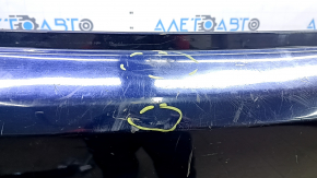 Rear bumper bare Toyota Prius 30 10-15 blue, dents, scratches, cracked mount