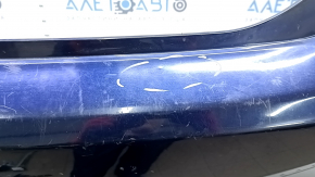 Rear bumper bare Toyota Prius 30 10-15 blue, dents, scratches, cracked mount