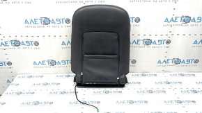 Mazda 6 18-21 driver's seat back upholstery, black perforated leather, gray stitching, heated, with mechanical lumbar support, for cleaning
