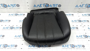Driver's seat lower trim for Mazda 6 18-21, black leather, perforated, gray stitching, heated, ready to clean