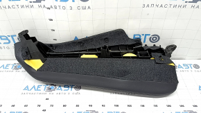 Left rear seat side panel for Mazda 6 18-21, black leather, gray stitching