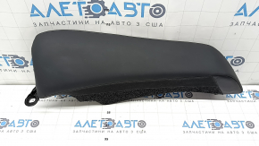 Right rear seat side panel for Mazda 6 18-21, black leather, gray stitching