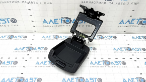 Mazda 6 18-21 armrest, black leather, gray stitching, bumpers