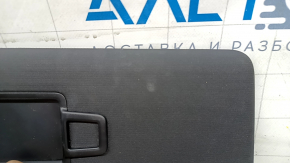 Right sun visor for VW Tiguan 18-24, black, no hook, crack in mount, no plug, needs cleaning