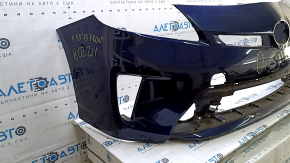 Front bumper bare Toyota Prius 30 13-15 rest blue, pressed, scratches