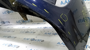 Front bumper bare Toyota Prius 30 13-15 rest blue, pressed, scratches