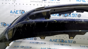 Front bumper bare Toyota Prius 30 13-15 rest blue, pressed, scratches