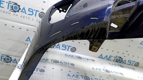 Front bumper bare Toyota Prius 30 13-15 rest blue, pressed, scratches