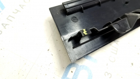 Rear left side door trim for VW Tiguan 18-24, gloss black, broken guides, broken mount, scratches, glue