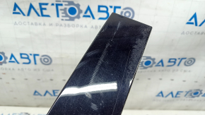 Right rear side door trim for VW Tiguan 18-24, gloss black, scratches, broken fastener, adhesive
