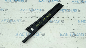 Right rear side door trim for VW Tiguan 18-24, gloss black, scratches, broken fastener, adhesive