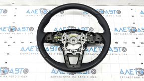 Naked steering wheel Mazda 6 17-21 black leather, with rear pad, scratches