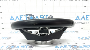 Naked steering wheel Mazda 6 17-21 black leather, with rear pad, scratches