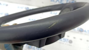 Naked steering wheel Mazda 6 17-21 black leather, with rear pad, scratches