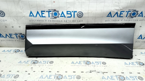 Lower rear left door trim for VW Tiguan 18-24, gloss black molding, R-Line, filed down
