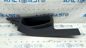 Rear right door sill plate for VW Tiguan 18-24, black, type 2, scratches, broken fastener