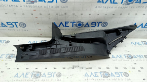 Rear right door sill plate for VW Tiguan 18-24, black, type 2, scratches, broken fastener