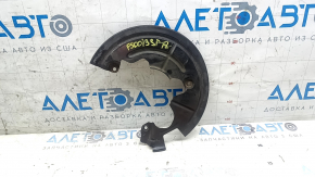 Front left brake disc cover for Fiat 500 12-17 with red caliper