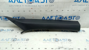 Upper right front pillar trim for VW Tiguan 18-24, black, scratches