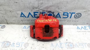 Front right caliper assembly for Fiat 500 12-19 red