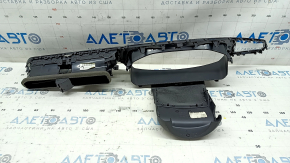 Central dashboard trim for VW Tiguan 18-24, graphite, with air ducts, type 2, without left air duct