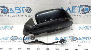 Left side mirror assembly for Jeep Cherokee KL 14-23, 7+7 pins, BSM, heated, backlit, turn signal, black