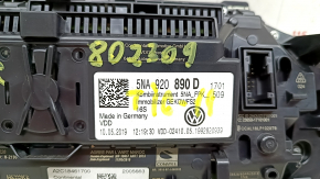 VW Tiguan 18-19 SEL Instrument Cluster, Digital, 91k
