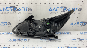 Right front headlight, bare, Honda Accord 2017, hybrid, halogen, under DRL, sand