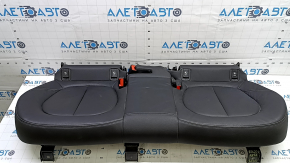 BMW X1 F48 16-22 rear seat cushion, one-piece, black leather, with frame and latches