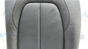 Rear seat backrest left BMW X1 F48 16-22 black leather, perforated, with frame