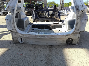 Rear panel BMW X1 F48 16-22 2 parts, white 300, on the body