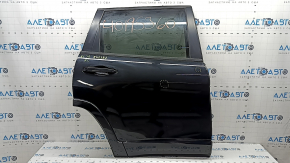 Jeep Cherokee KL 14-23 rear right door assembly, tinted, black PXJ, color-matched trims, bumpers, bumper on trim