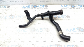 Metal cooling hose from a Fiat 500 12-17 water pump without a tube