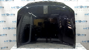 Jeep Cherokee KL 19-23 aluminum hood, black PXJ, fabricated, dents, bumps, corrosion