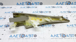 Left side trim for rear seats for Toyota Prius 30 10-15, beige velour, dry-cleanable