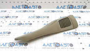 Right side trim for rear seats for Toyota Prius 30 10-15, beige velour, dry-cleanable, scratches