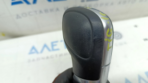 VW Tiguan 18-24 black leather gear knob, no trim, scratches