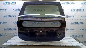 Naked trunk door with glass for Toyota Prius 30 12-15 blue 8S6, with two glasses, with a hook
