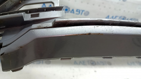 Front bumper, bare, VW Tiguan 18-21 R-Line, silver LB7S, pinned, scratches, chips, cracked paint