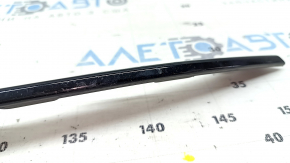 Upper molding of the front bumper lower grille, central VW Tiguan 18-21, gloss black, R-Line, chips, sand, scratches