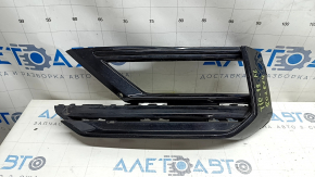 Left fog light frame for VW Tiguan 18-21, gloss black, R-Line, sand, chips, scratches