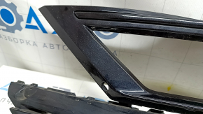 Left fog light frame for VW Tiguan 18-21, gloss black, R-Line, sand, chips, scratches