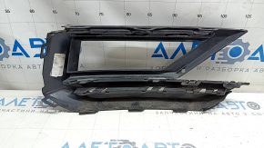 Left fog light frame for VW Tiguan 18-21, gloss black, R-Line, sand, chips, scratches