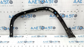 Jeep Cherokee KL 19-22 front right fender arch trim, black, broken fasteners