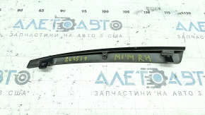 Upper right radiator grille molding for Mazda 6 14-17, black, scratches, chips