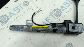 Driver's seat belt with tensioner for VW Tiguan 18-21, black, water contact, tensioner, dry clean, cut connector