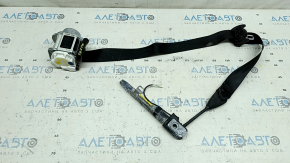 Driver's seat belt with tensioner for VW Tiguan 18-21, black, water contact, tensioner, dry clean, cut connector