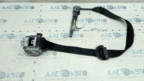 Driver's seat belt with tensioner for VW Tiguan 18-21, black, water contact, tensioner, dry clean, cut connector
